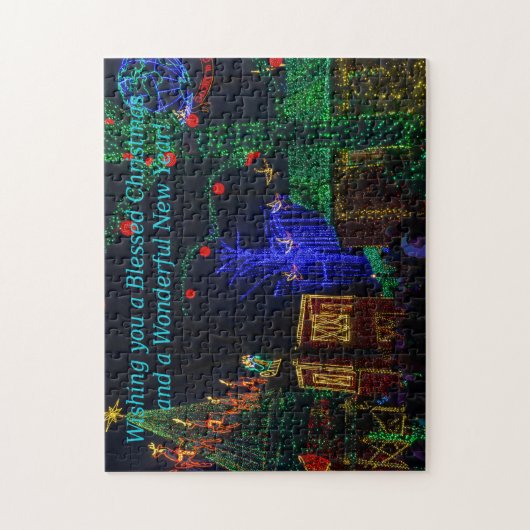 Kerstmis in Midtown Greetings Legpuzzel (Verticaal)