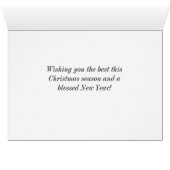 Kerstmis in Midtown Kaart (Binnen Horizontaal (Onder))