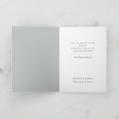 Kerstmis in Montana Schilderachtig berglandschap Feestdagen Kaart (Binnen)