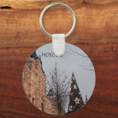 Kerstmis in Moskou Sleutelhanger (Achterkant)