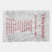 Kerstmis in Nan & Grandad's House Kitchen Towels Theedoek (Horizontaal)