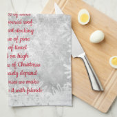 Kerstmis in Nan's House Kitchen Towels Theedoek (Quarter Fold)