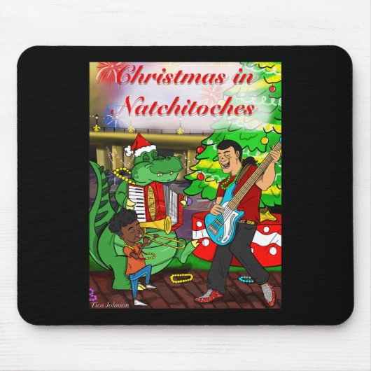 Kerstmis in Natchitoches Muismat (Voorkant)