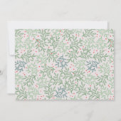 Kerstmis in New House Winter Greenery Moving Aankondiging (Achterkant)