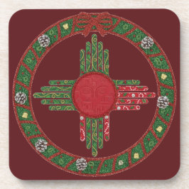 Kerstmis in New Mexico Bier Onderzetter