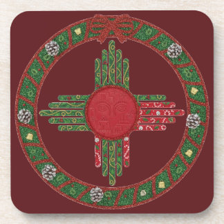 Kerstmis in New Mexico Bier Onderzetter