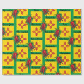 Kerstmis in New Mexico smokkelt de Enchiladas Chil Cadeaupapier (Vlak)