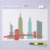 Kerstmis in New York City Holiday Buildings Tissuepapier (Craft)