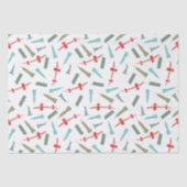 Kerstmis in New York City Holiday Buildings Tissuepapier (Voorkant)