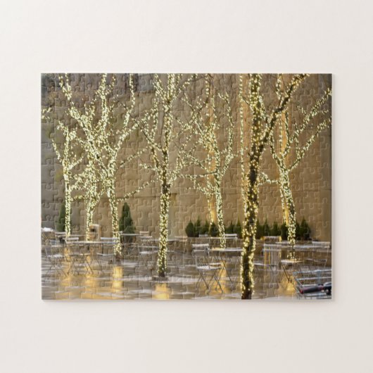 Kerstmis in New York City Holiday Lights NYC Legpuzzel (Horizontaal)