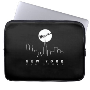 Kerstmis in New York City Laptop Sleeve