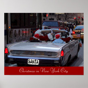Kerstmis in New York City Poster