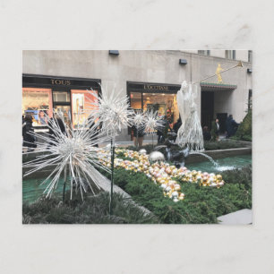 Kerstmis in New York City Rockefeller Center Kaart