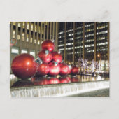 Kerstmis in New York Feestdagenkaart (Voorkant)