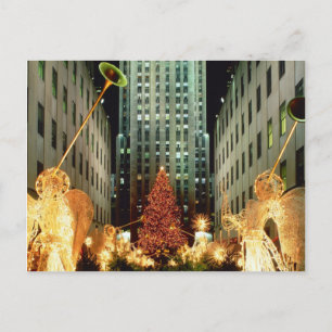 Kerstmis in New York Feestdagenkaart