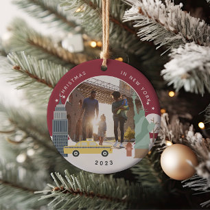 Kerstmis in New York Keepomwille Foto Keramisch Ornament