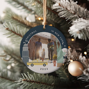 Kerstmis in New York Keepomwille Foto Keramisch Ornament