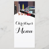 Kerstmis in New York Menu (Voorkant)
