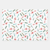 Kerstmis in New York op maat Inpakpapier Vel (Voorkant)