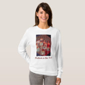 Kerstmis in New York T-shirt (Voorkant volledig)