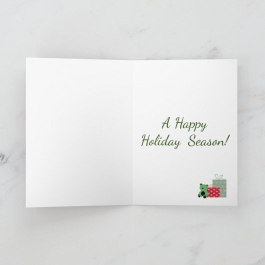 Kerstmis in Newfoundland Feestdagen Kaart (Binnen)