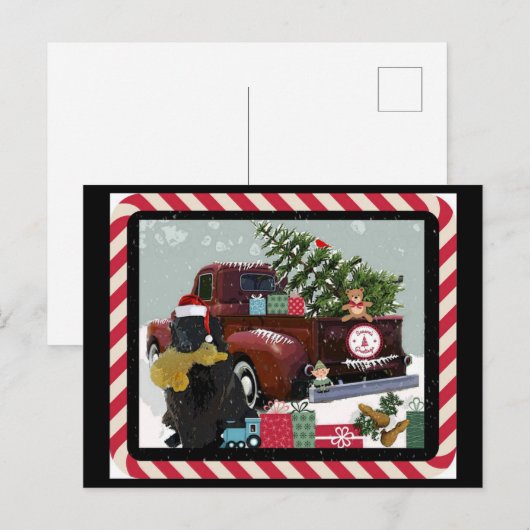 Kerstmis in Newfoundland Feestdagenkaart (Voorkant / Achterkant)