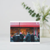 Kerstmis in NYC venstervertoning Feestdagenkaart (Staand voorkant)