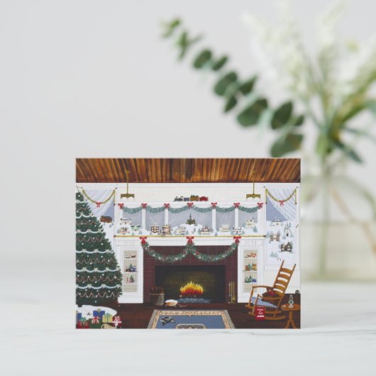 Kerstmis in Oregon Feestdagenkaart (Staand voorkant)