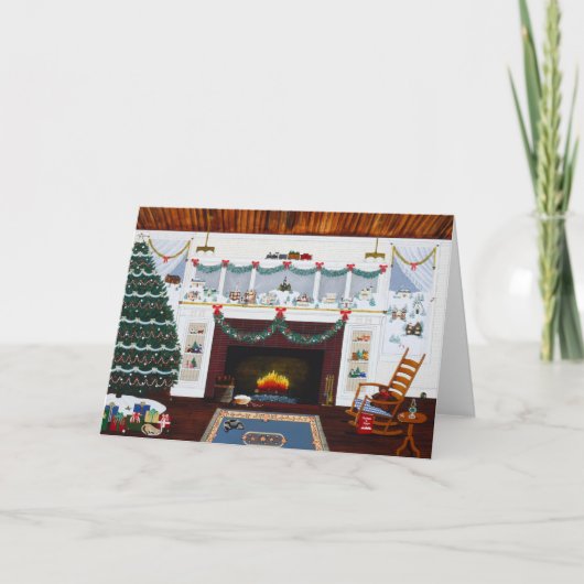 Kerstmis in Oregon Notecard Feestdagen Kaart (Voorkant)