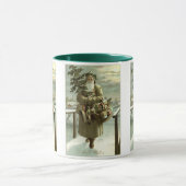 Kerstmis in oude stijl, Victoriaanse Kerstman met  Mok (Midden)