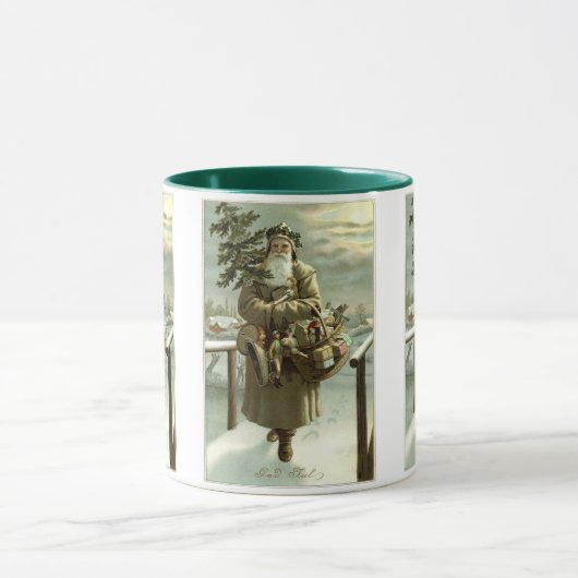Kerstmis in oude stijl, Victoriaanse Kerstman met  Mok (Midden)