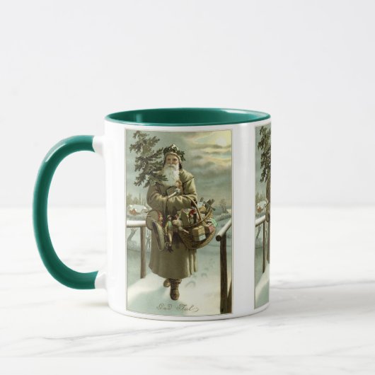Kerstmis in oude stijl, Victoriaanse Kerstman met  Mok (Links)