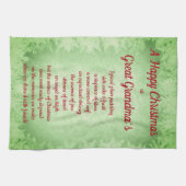 Kerstmis in Overgrootmoeder House Kitchen Towels Theedoek (Horizontaal)