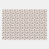 Kerstmis in Parijs Coördinatiepatroon Inpakpapier Vel (Voorkant)