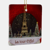 Kerstmis in Parijs, Eiffeltoren Keramisch Ornament (Rechts)