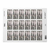 Kerstmis in Parijs Etiket (Full Sheet)