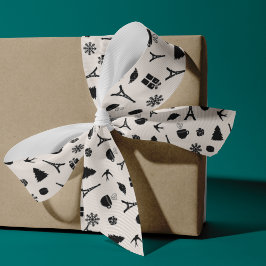 Kerstmis in Parijs | Geoctrooieerd Grosgrain Lint