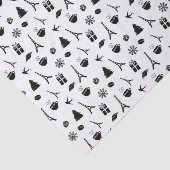 Kerstmis in Parijs | Geoctrooieerd Tissuepapier (Detail)