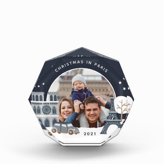 Kerstmis in Parijs Keepomwille Fotoblokken (Voorkant)