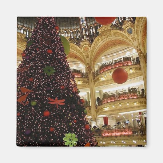 Kerstmis in Parijs Magneet (Voorkant)