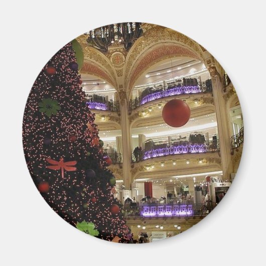 Kerstmis in Parijs Magneet (Voorkant)