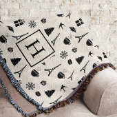 Kerstmis in Parijs | Monogrammen Deken