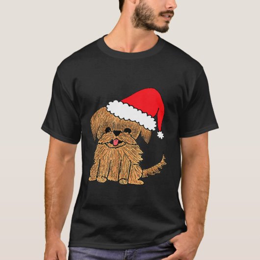 Kerstmis in Pekingese Shih Tzu T-shirt (Voorkant)