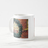 Kerstmis in Pella, Iowa Holiday Verdekte Lichten Koffiemok (Voorkant links)