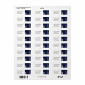 Kerstmis in Philadelphia Etiket (Full Sheet)