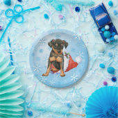 Kerstmis in Pin Papieren Bordje (Feest)
