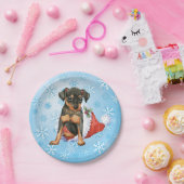 Kerstmis in Pin Papieren Bordje (Feest)