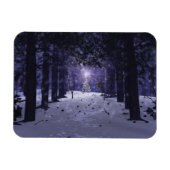Kerstmis in Pines Flexible Magnet Magneet (Horizontaal)