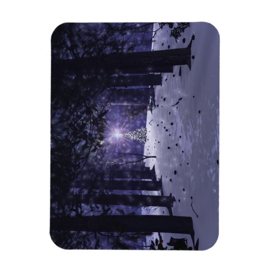 Kerstmis in Pines Flexible Magnet Magneet (Verticaal)