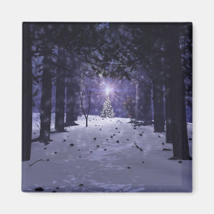 Kerstmis in Pines Magnet